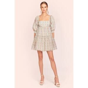 Amanda Uprichard Theodora Mini Dress Carnival Medium M NEW